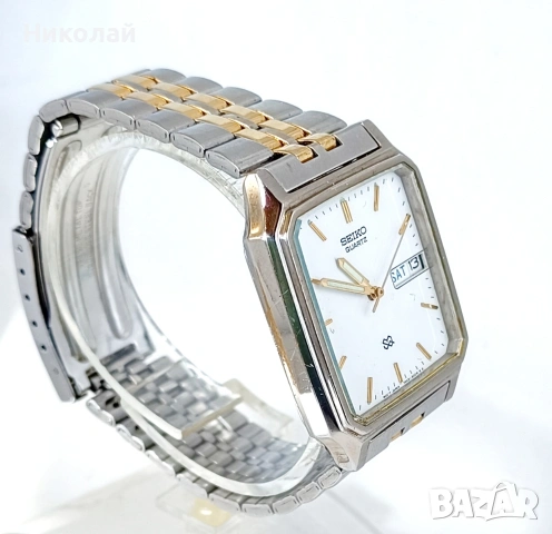Seiko Quartz - мъжки кварцов часовник, снимка 3 - Мъжки - 54892323