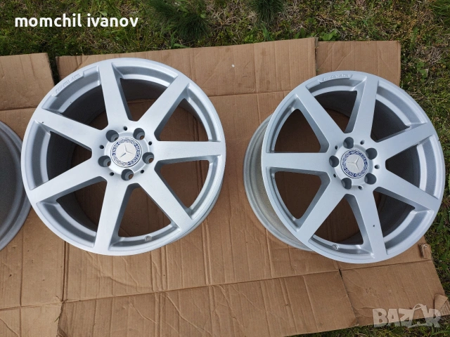 18" 5х112, оригинални АМГ джанти за Мерцедес, спорт пакет, снимка 4 - Гуми и джанти - 54093679