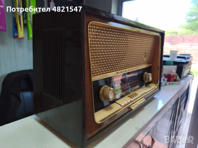 Ретро радио Grundig, снимка 5 - Радиокасетофони, транзистори - 54866967