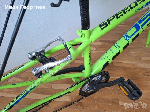 Cross Speedster 24" рамка вилка v-brake спирачки рамка за велосипед багажник за колело, снимка 2 - Части за велосипеди - 54738366