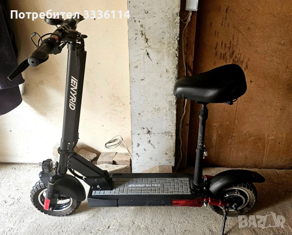 Електрически скутер/тротинетка със седалка iENYRID M4 PRO на 146км, снимка 11 - Велосипеди - 54246703