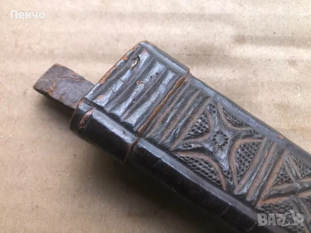 стара кожена кания, снимка 4 - Оборудване и аксесоари за оръжия - 55665455
