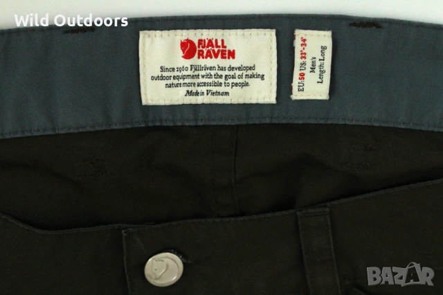 FJALLRAVEN Greenland jeans - мъжки панталони, размер 50 (L), снимка 5 - Екипировка - 54539002