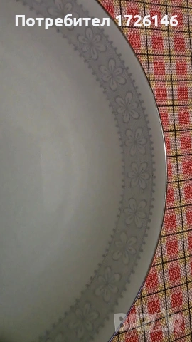 Порцеланови чинии 2 броя Rörstrand, Anemon, Sweden , снимка 6 - Чинии - 54046597