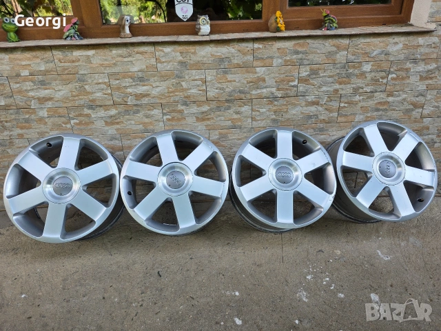 Продавам ОРИГИНАЛНИ джанти 17 ' цола 5x112 AUDI A4,a6 7,5J ET45 централен отвор 57,1