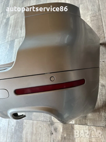 Задна броня сребърна за Volkswagen Touareg 3.0 TDI (2008-2010), снимка 3 - Части - 54158552