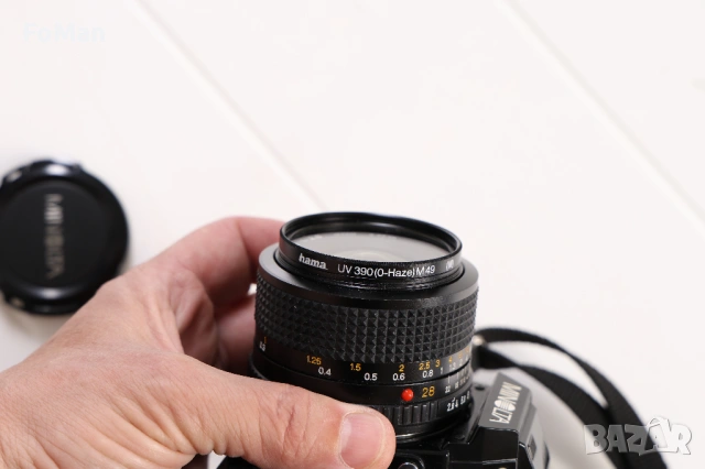 Фотоапарат Minolta X700  с обектив Minolta 28мм и светкавица, снимка 6 - Фотоапарати - 54925070