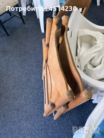 Дървени трапезни столове – здрави и стабилни | 5€ / бр., снимка 3 - Столове - 55470183
