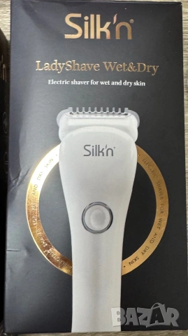 Епилатор Silk'n Lady Shave Wet & Dry, Водоустойчив, Батерия 75 минути