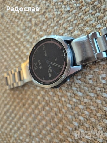 Garmin Fenix 7S Pro Solar Silver