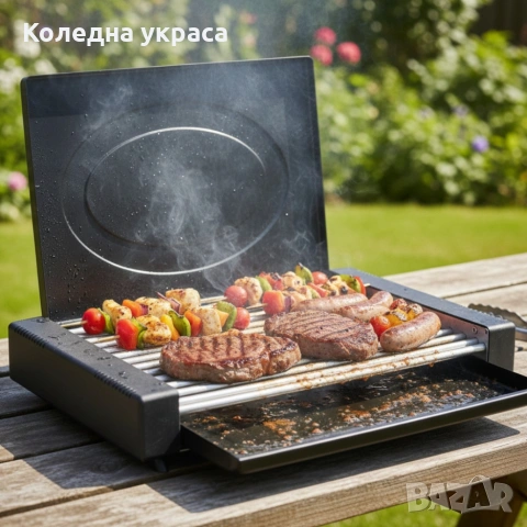 Електрическа скара с капак Oliver Voltz OV51015QC – 1800W 