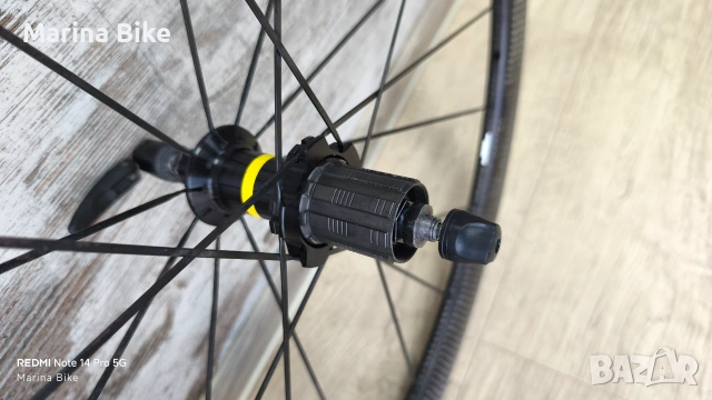 Карбонови шосейни капли Mavic Cosmic Pro Carbon UST 40 Rim |HG, снимка 2 - Части за велосипеди - 55191382