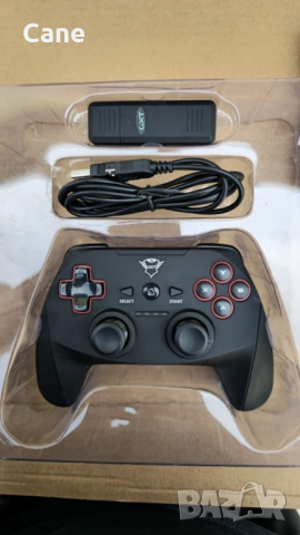 Безжичен джойстик Trust GXT 545 Yula Wireless за PC и PS3