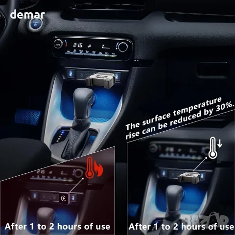 Безжичен CarPlay адаптер за iPhone - Преобразуване от кабелен в безжичен, Plug & Play, снимка 6 - Аксесоари и консумативи - 55510807