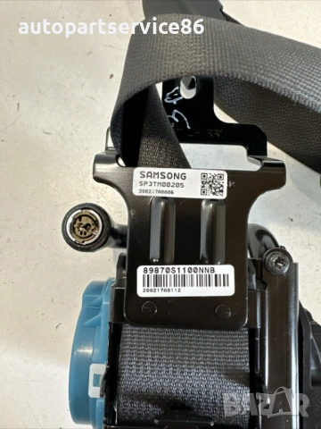 Заден ляв предпазен колан за Hyundai Santa Fe 2.2 CRDi (2020) 89870S1100, снимка 2 - Части - 54388263