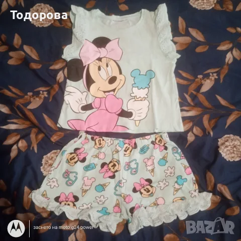 Летен комплект за момиче Мини маус 98/104размер