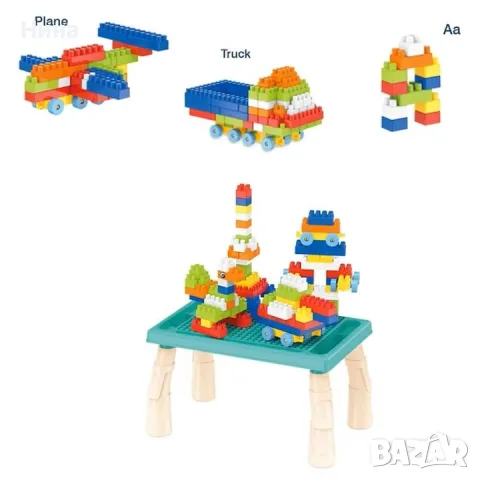 Конструктор с маса "Building Blocks" от 100 части, снимка 5 - Конструктори - 55586909