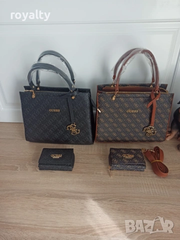 Guess Нова Кожена Дамска Чанта Гес Различни Цветове , снимка 2 - Чанти - 54717371