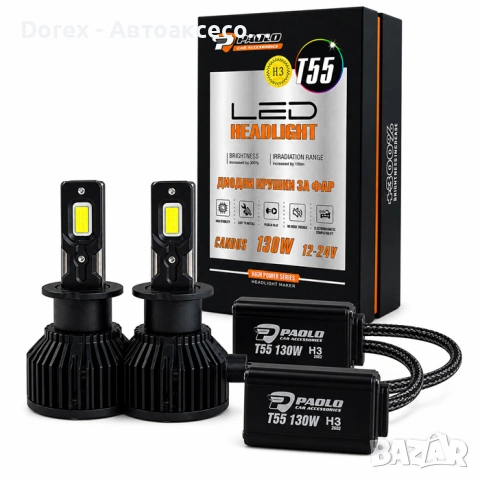Крушки диодни H3 / T55 - 130W - 12/24V