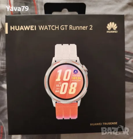 Смарт часовник HUAWEI WATCH GT RUNNER 2, като чисто нов с две години гаранция 