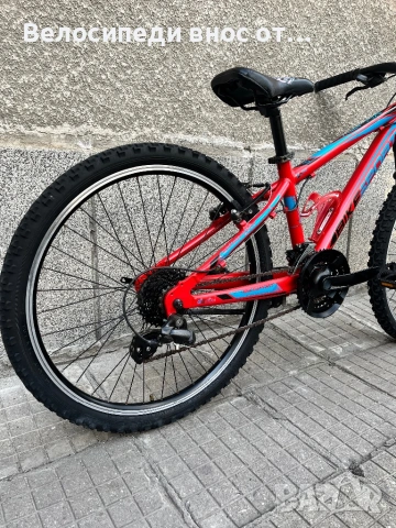 Алуминиев велосипед 24 цола 24 скорости преден амортисьор  много запазено , снимка 3 - Велосипеди - 54130345