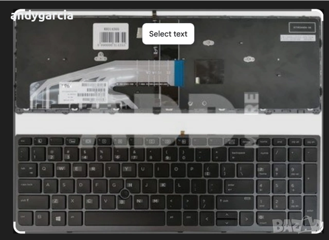 Keyboard HP ZBook 17 G4, 17 G, 15 G3, 15 G4 клавиатура за лаптоп с подсветка