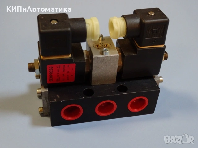 Пневматичен разпределител SEMPRESS VAB 414-OR 220V/50Hz pneumatic solenoid valve, снимка 2 - Резервни части за машини - 54508023