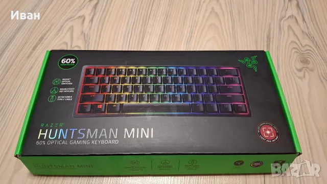 Razer huntsmen mini 60% optical gaming keyboard red switches 