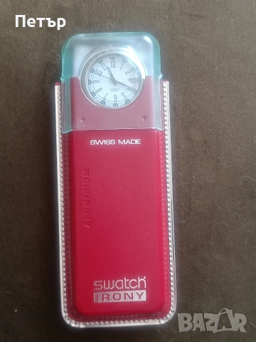 Swatch Irony Big Slate (YGS406) – 1995 г. | NOS Пълен комплект, снимка 2 - Мъжки - 54361630