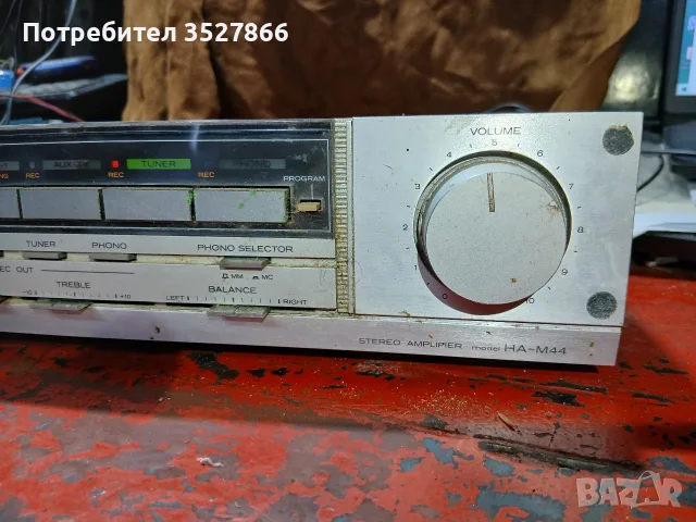 Усилвател Hitachi HA M44, снимка 2 - Ресийвъри, усилватели, смесителни пултове - 55683876