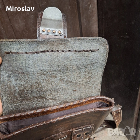 стара кожена чанта , снимка 3 - Чанти - 54151312