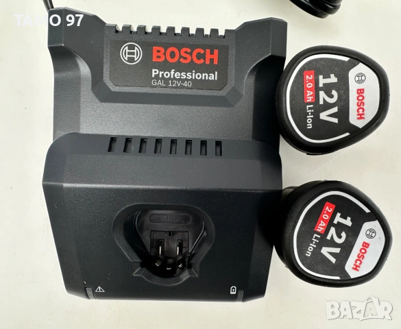 Bosch GSR 12-15 FC - Акумулаторен винтоверт 2x12V 2.0Ah неразличим от нов!, снимка 8 - Винтоверти - 54437508