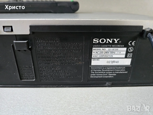 📼🎶 Sony slv-se720 🎶📼 HiFi stereo vhs, снимка 7 - Плейъри, домашно кино, прожектори - 54519775