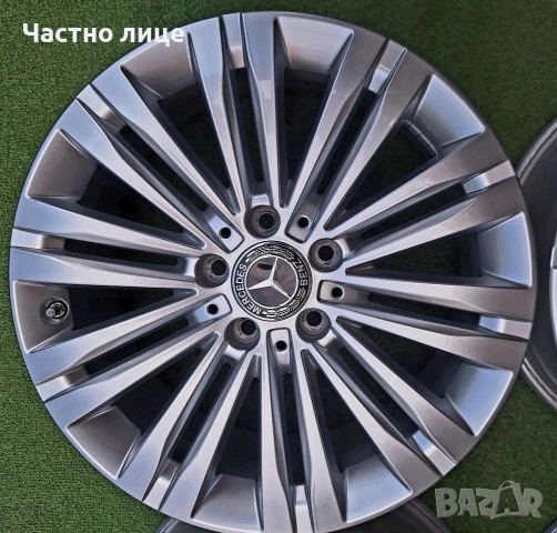 Продавам 4бр оригинални 17-ки джанти за Мерцедес W206,W205,W204 ,CLA,A,B класа, снимка 2 - Гуми и джанти - 55013518