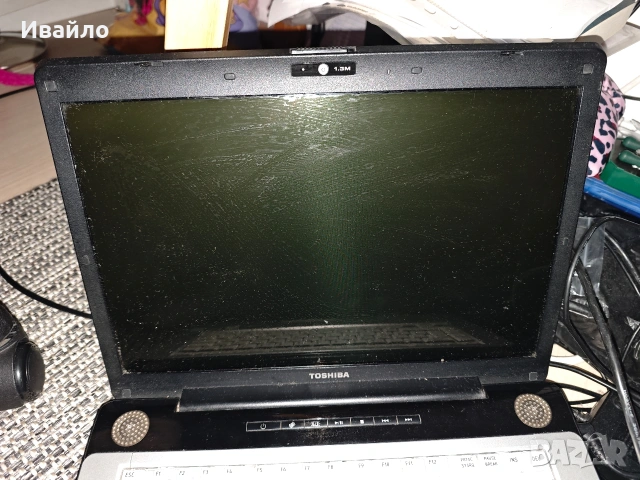 Toshiba Satellite A200 (A200-1YU) – работещ, за части или възстановяване (без зарядно)