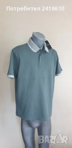 Emporio Armani  Pique Pima Cotton  Mens Size L НОВО! ОРИГИНАЛ Мъжка Тениска!, снимка 7 - Тениски - 54441592
