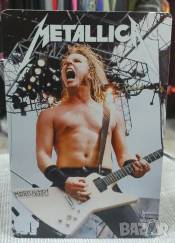 James Hetfield METALLICA -метална табела (плакет)