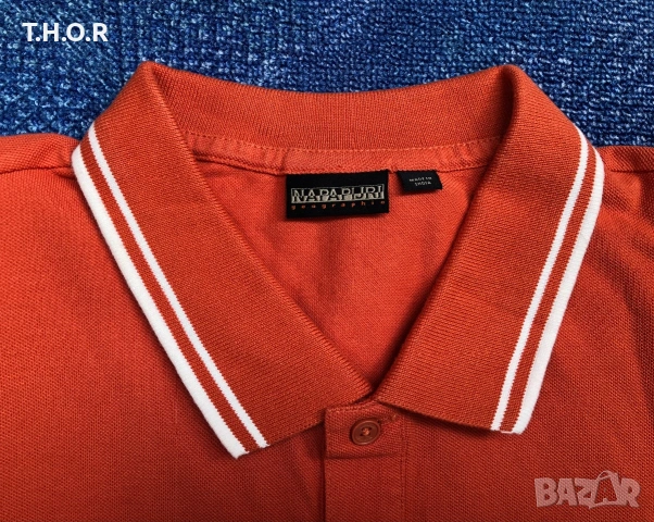 Napapijri Polo Shirt ОРИГИНАЛНИ мъжки поло тениски - M/L/XL, снимка 11 - Тениски - 54982085