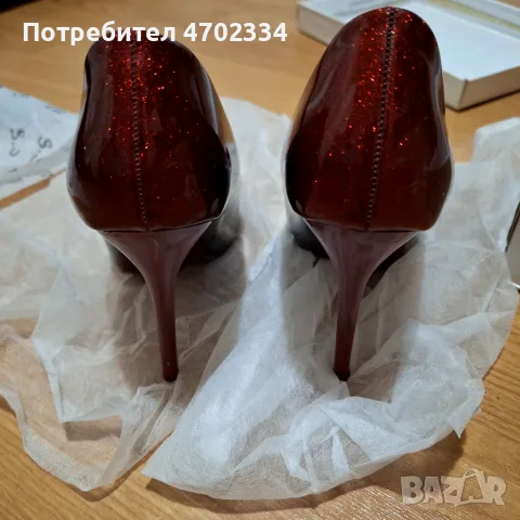Дамски обувки на ток/платформа, снимка 3 - Дамски обувки на ток - 55310699