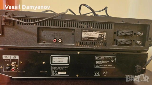 SONY SLV-SE700 VIDEO и SONY CDP-XE220 CD PLAYER, снимка 4 - Аудиосистеми - 54661639