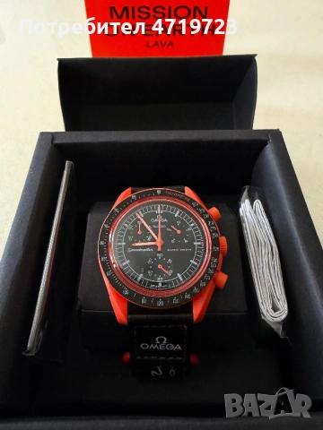 Omega x Swatch Mission On Earth Lava, снимка 3 - Мъжки - 54826947