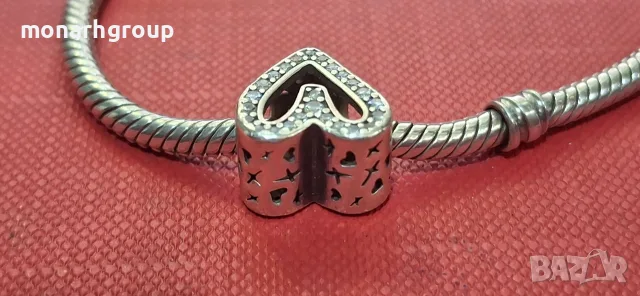 Сребърна гривна, снимка 7 - Гривни - 55422914