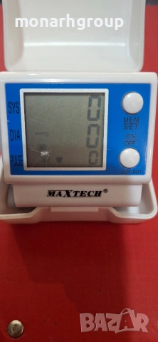 Апарат за кръвно налягане Maxtech, снимка 5 - Друга електроника - 54808993