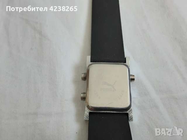 Часовник "Puma" електронен, нов, работи. Огледално стъкло., снимка 4 - Мъжки - 54741229