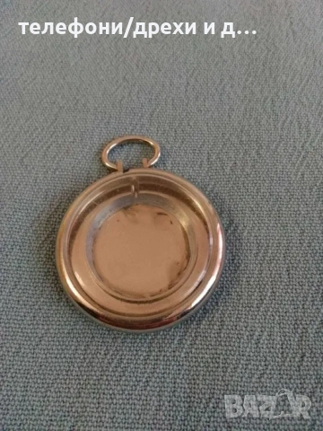 Сребриста каса за джобен  часовник (27 mm), снимка 4 - Други - 54779578