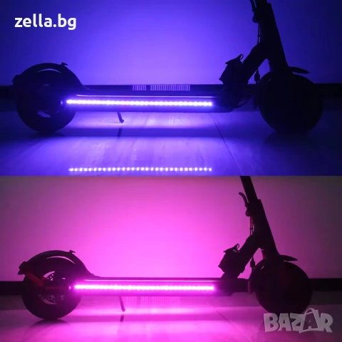 LED комплект за електрическа тротинетка – Водоустойчиви RGB ленти с USB управление, съвместими 10241, снимка 4 - Друга електроника - 54661327