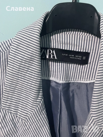 Дамски костюм Zara, сако и панталон, снимка 3 - Костюми - 55163911
