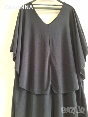 СТРАХОТНА ЕФЕКТНА РОКЛЯ/ТУНИКА 2XL-3XL, снимка 2 - Рокли - 54672734