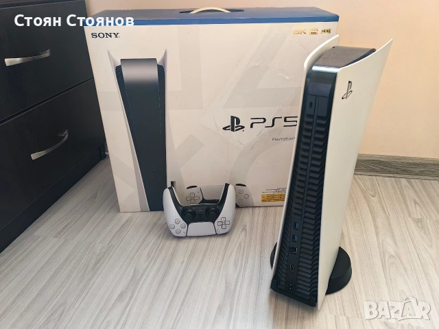 Продавам PS5 (Plaistation 5) + 1бр. контролер и кутия, снимка 2 - PlayStation конзоли - 52863631