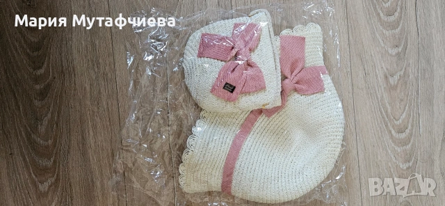 Шапка и чанта за момиче 4-6г